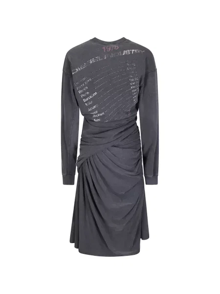 Rochie Diesel cu imagine drapată gri