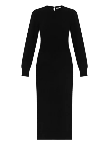 Dzianinowa sukienka midi Givenchy do kolan garniturowa czarna