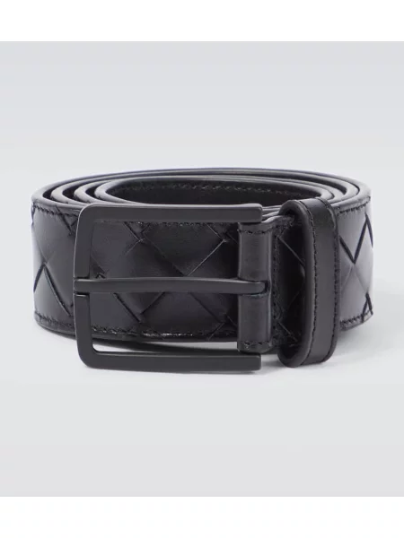 Curea Bottega Veneta din piele negru