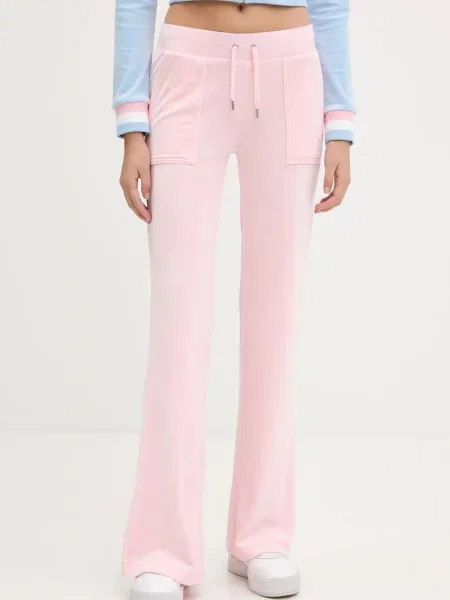 Juicy Couture spodnie dresowe LAYLA POCKET LR różowe