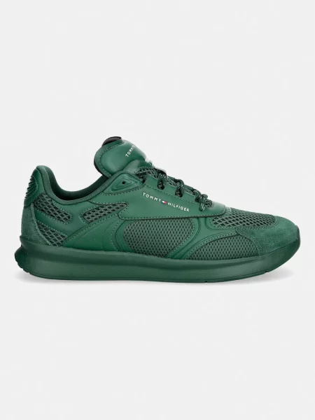 Sneakers Tommy Hilfiger Lightweight Runner Monocolor verde