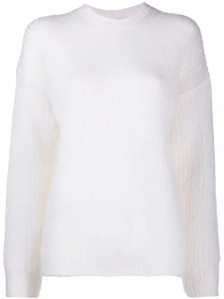 Pulover Ferragamo tricotate alb