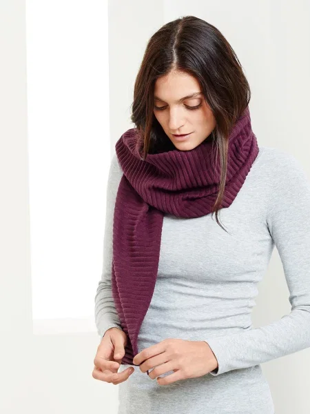 Tchibo Шарф бордовий