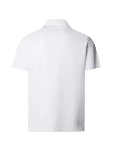 Scurt tricou polo Hackett alb
