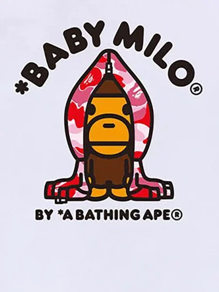 Koszulka dziecięca A Bathing Ape® biała