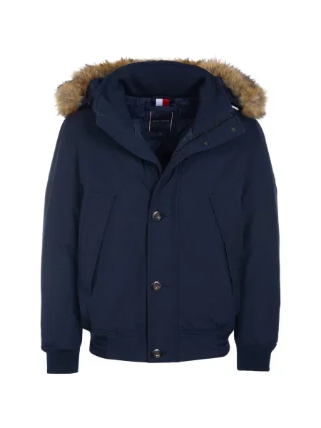 Geacă Tommy Hilfiger albastru