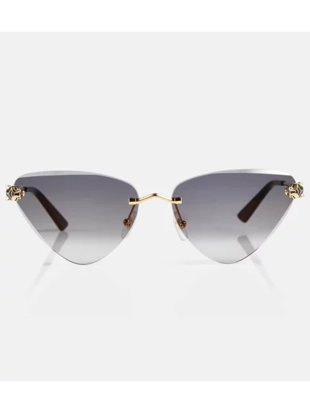 Sunčane naočale Cartier Eyewear Collection zlatna