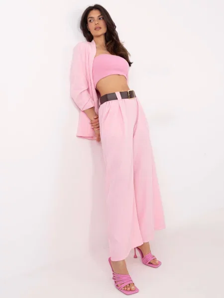 Pantaloni Italy Moda roz