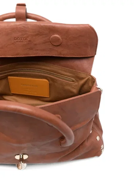 Geantă shopper Zanellato din piele maro