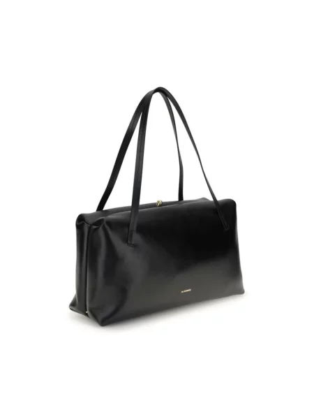Torebka Jil Sander skórzana czarna