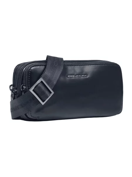 Torba Piquadro skórzana niebieska