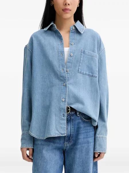 Cămașă Rag & Bone albastru