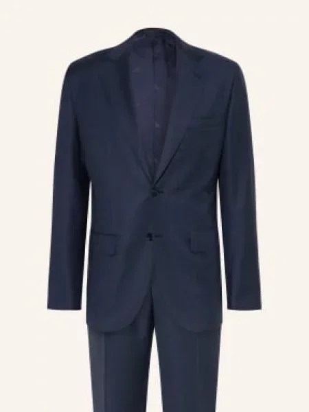 Brioni Oblek Newplum Extra Slim Fit tmavě modrá