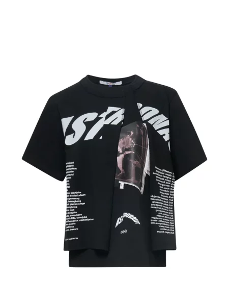 Koszulka Ordinary Couture Code z nadrukiem czarna