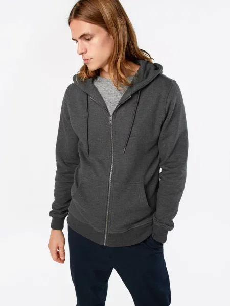 Urban Classics Tepláková bunda Basic tmavosivá čierna