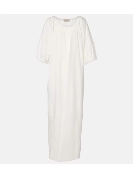 Rochie maxi Adriana Degreas de costum alb