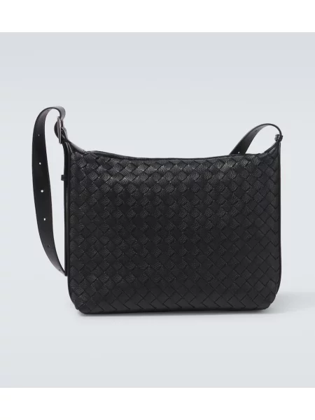 Geantă Bottega Veneta din piele negru