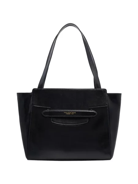 Geantă shopper The Bridge din piele negru