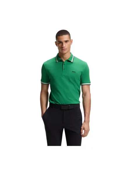 Koszulka polo Boss zielona