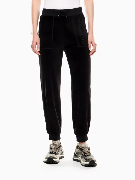 Штани спортивні бавовна/поліестер чорний