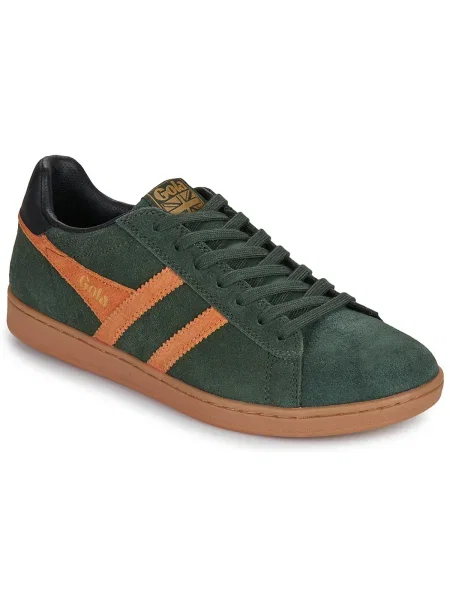 Pantofi Gola din piele de căprioară kaki