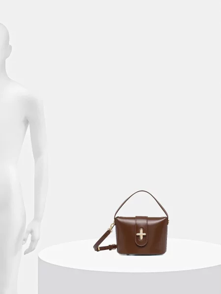 Шкіряна сумочка Answear.LAB коричневий