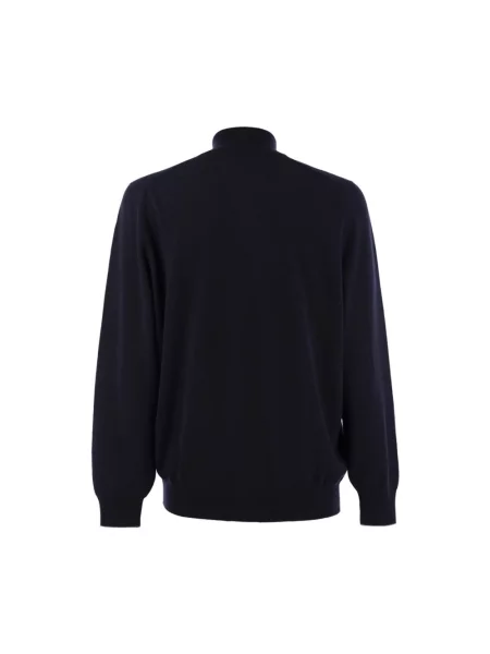 Sweter Brunello Cucinelli z kaszmiru niebieski