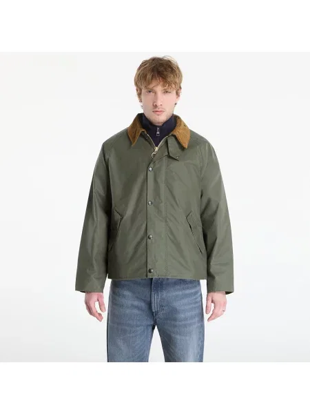 Яке Barbour Transport Wax Jacket Light Moss 44