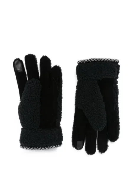 Mănuși Ugg cu blană negru