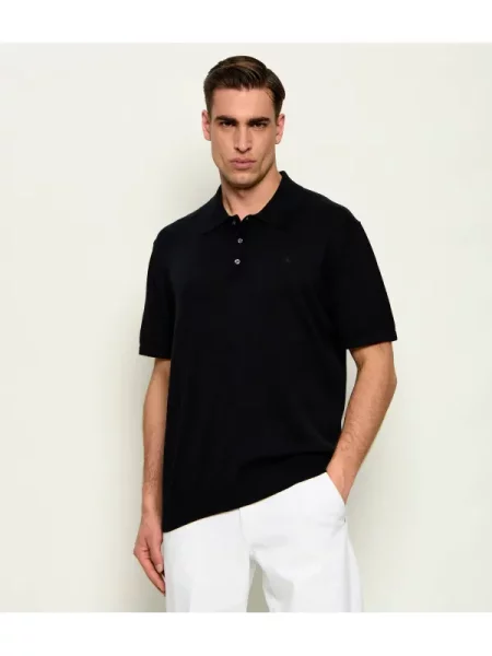 Tricou polo Calvin Klein negru