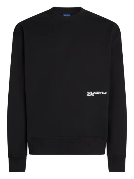 Hanorac Karl Lagerfeld Jeans cu imagine negru
