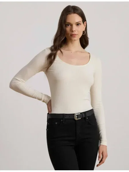 LAUREN RALPH LAUREN Bluză bej
