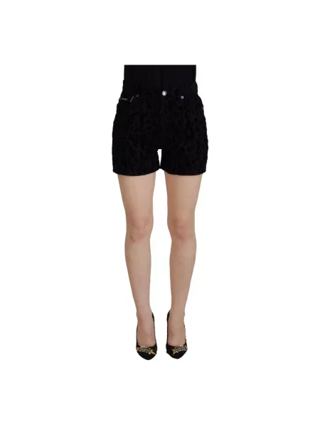 Szorty jeansowe Dolce And Gabbana czarne