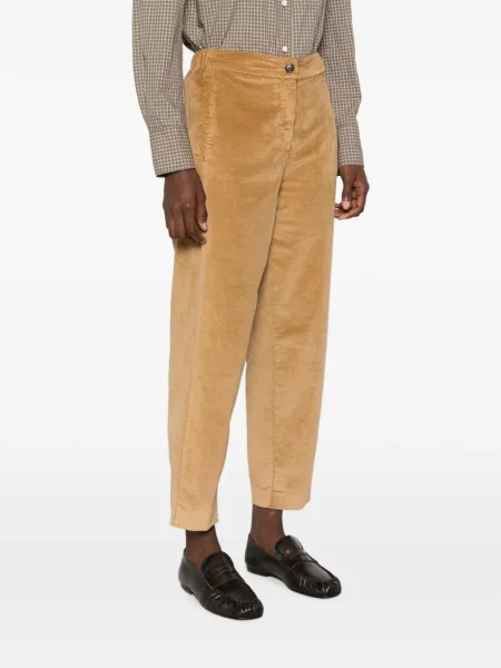 Pantaloni 19.61 Milano de catifea maro