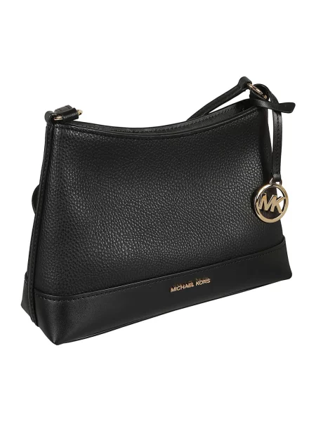 Torebka crossbody Michael Kors skórzana z logo czarna