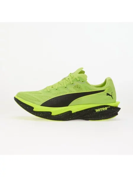 Sneakers Puma Deviate Nitro Elite 4 Sunny Lime/ Puma Black EUR 42 negru