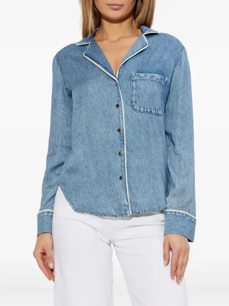 Cămașă Rag & Bone albastru