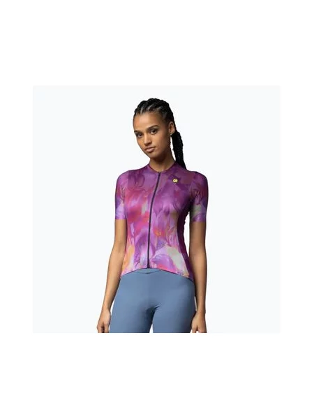 Велофутболка Alé Jardin фіолетова