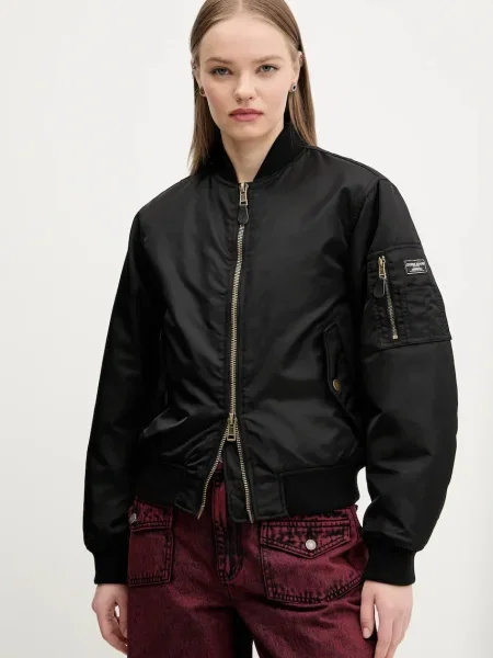 Guess Jeans Bomber bunda černá
