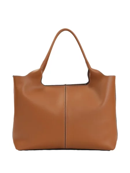 Geanta de piele Tod's din piele maro