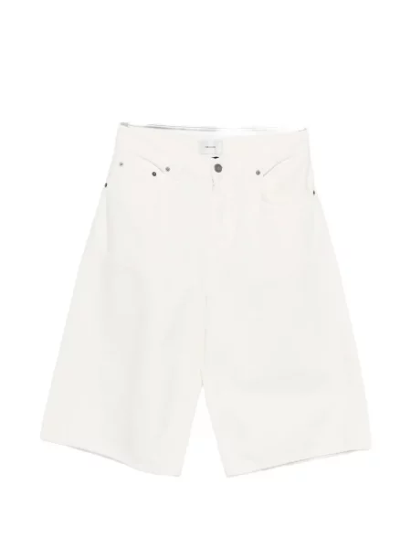 Pantaloni scurți din denim Haikure cu 5 buzunare alb