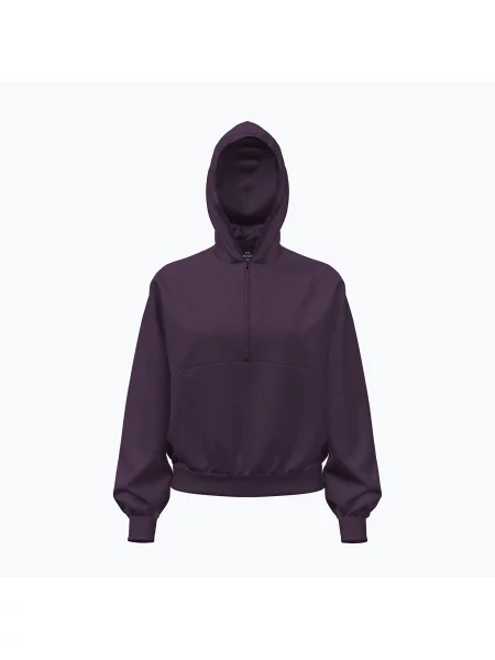 Дамски суитшърт за тренировка Under Armour Icon Fleece HZ Hoodie purple echo/purple echo виолетово