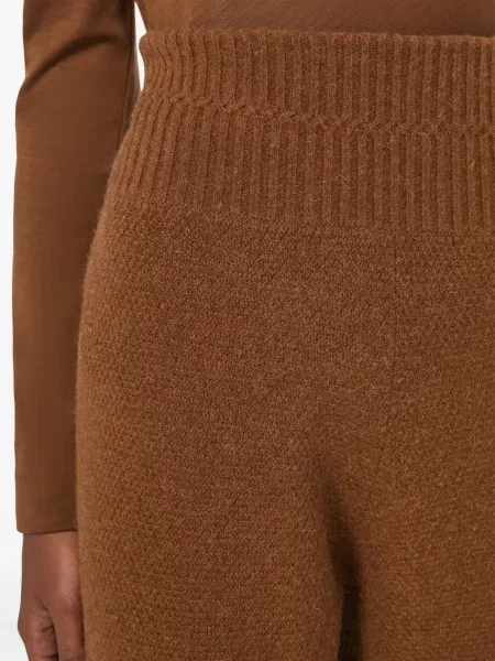Pantaloni Max Mara tricotate maro