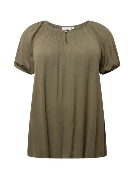 KAFFE CURVE Bluză Ami oliv