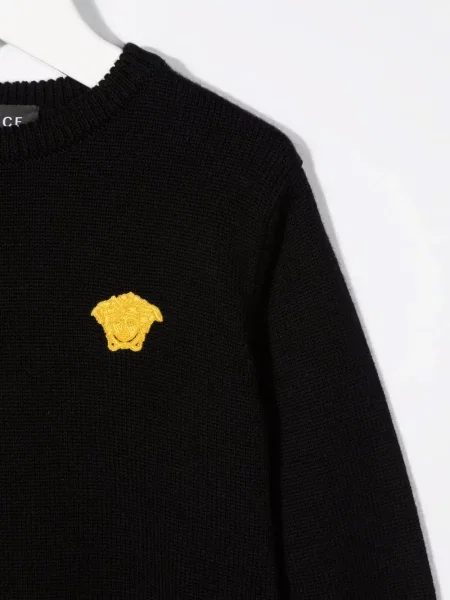 Sweter dziecięcy Versace czarny