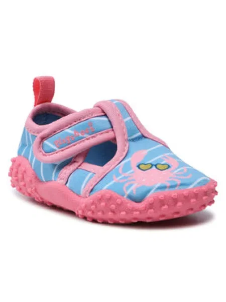 PLAYSHOES Plážové / kúpacie topánky svetlomodrá / svetloružová modrá