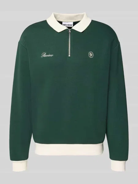 Bluza o kroju regular fit z mieszanki bawełny Review