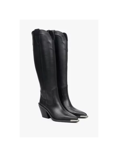 Ботфорты Estro черные