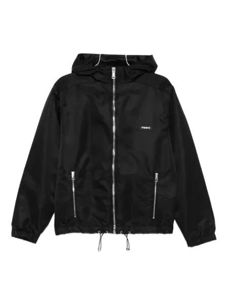 Geacă Coperni cu glugă negru