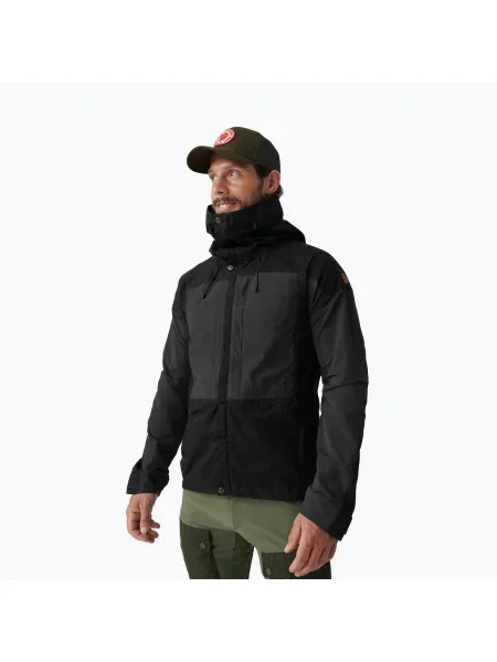 Jachetă de vânt Fjällräven Keb pentru bărbați negru